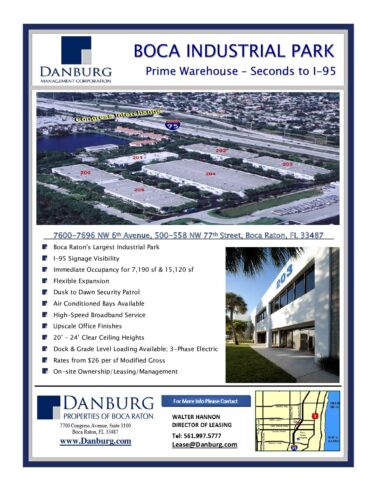 Boca Raton Office Space and Warehouse for Lease - Danburg Management ...